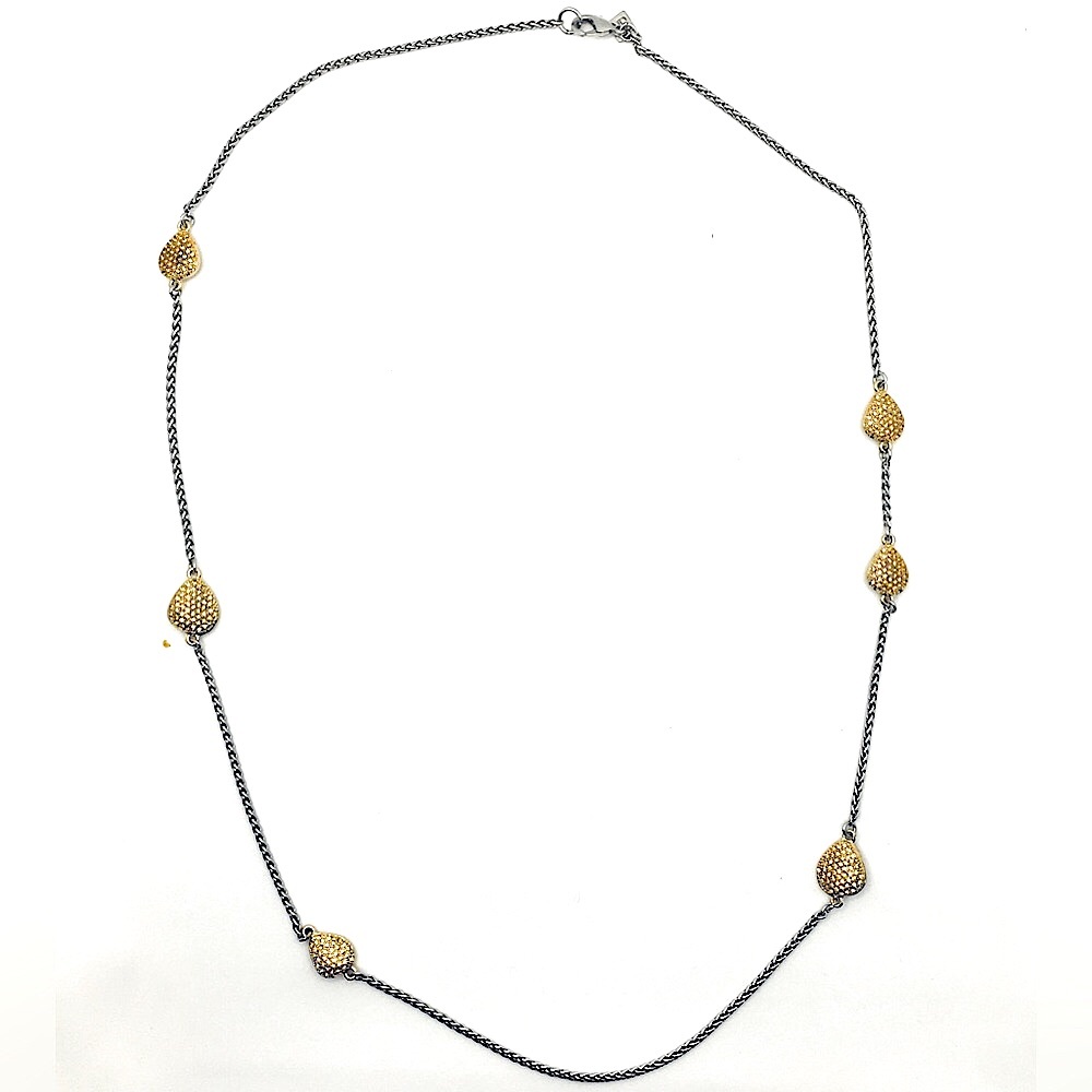 Banana republic silver necklace.